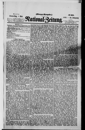 Nationalzeitung vom 01.05.1879