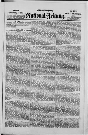 Nationalzeitung vom 01.05.1879