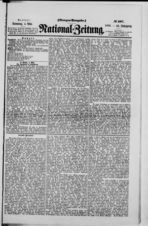 Nationalzeitung vom 04.05.1879
