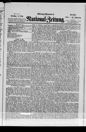 Nationalzeitung on May 13, 1879