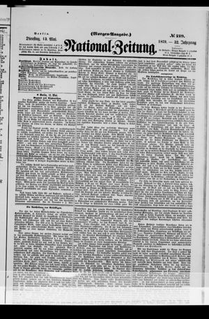 National-Zeitung vom 13.05.1879