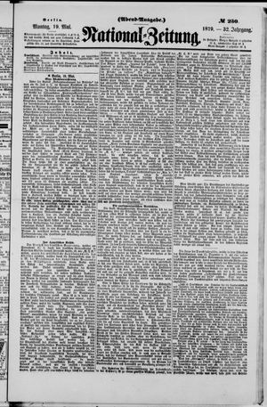Nationalzeitung vom 19.05.1879
