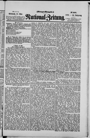 Nationalzeitung vom 21.05.1879