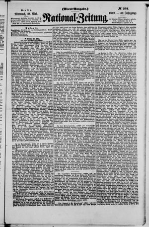 Nationalzeitung vom 21.05.1879