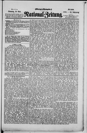 Nationalzeitung on May 25, 1879