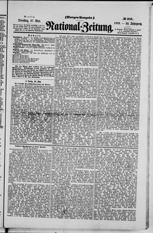 Nationalzeitung on May 27, 1879