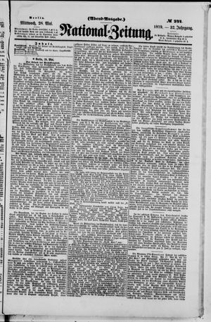 Nationalzeitung on May 28, 1879