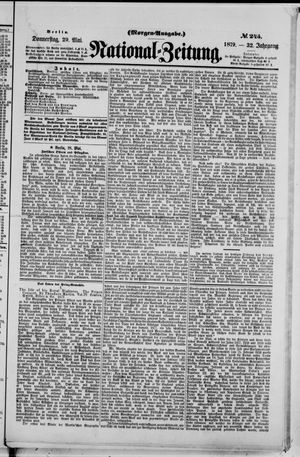 Nationalzeitung vom 29.05.1879