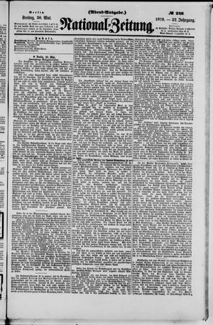 Nationalzeitung vom 30.05.1879