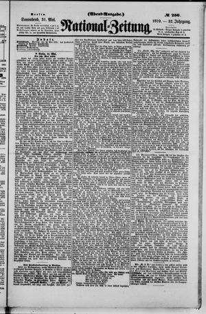 Nationalzeitung on May 31, 1879