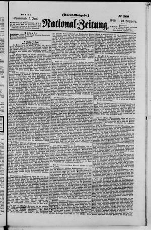 Nationalzeitung vom 07.06.1879