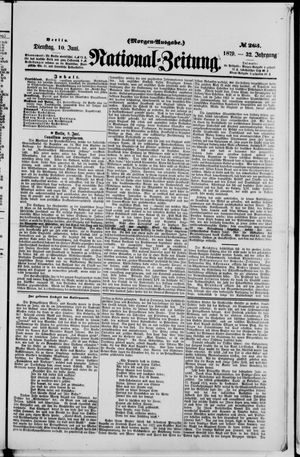 Nationalzeitung on Jun 10, 1879