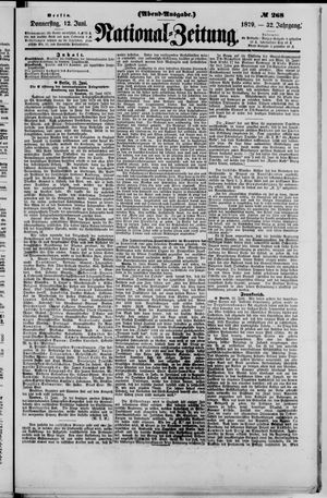 Nationalzeitung vom 12.06.1879