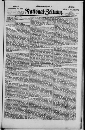 National-Zeitung vom 14.06.1879