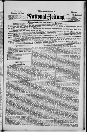 Nationalzeitung vom 22.06.1879