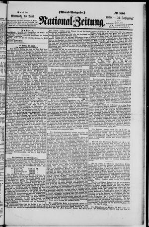 National-Zeitung vom 25.06.1879