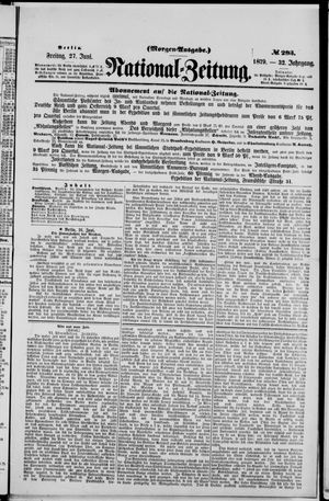 Nationalzeitung on Jun 27, 1879