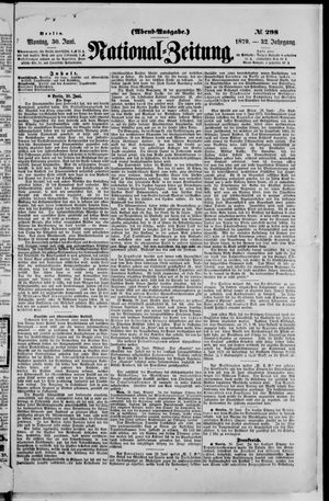 Nationalzeitung vom 30.06.1879