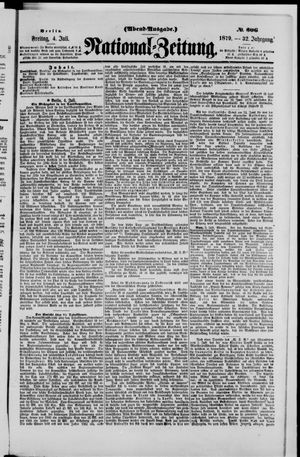 Nationalzeitung vom 04.07.1879