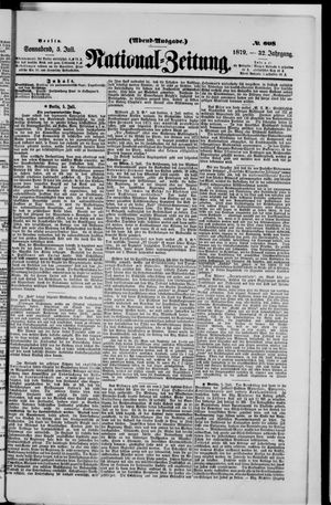 Nationalzeitung vom 05.07.1879