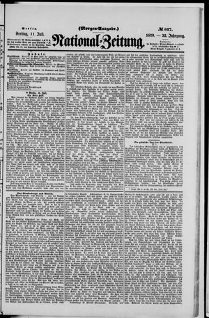 Nationalzeitung vom 11.07.1879