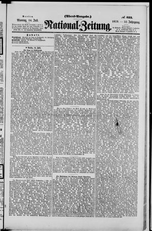 Nationalzeitung on Jul 14, 1879