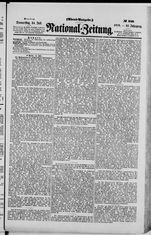 Nationalzeitung on Jul 24, 1879