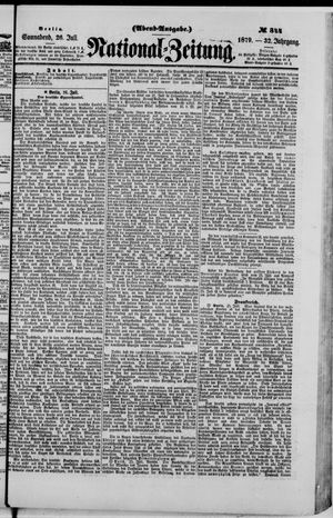 Nationalzeitung on Jul 26, 1879