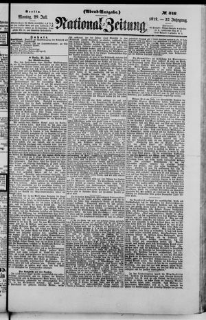 Nationalzeitung on Jul 28, 1879