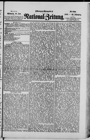 National-Zeitung vom 30.07.1879