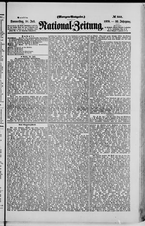 National-Zeitung vom 31.07.1879