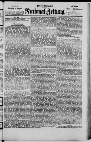 Nationalzeitung on Aug 5, 1879