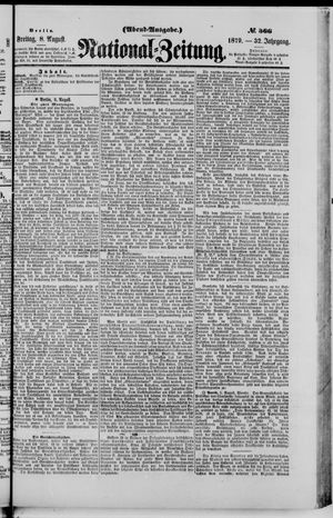 Nationalzeitung vom 08.08.1879