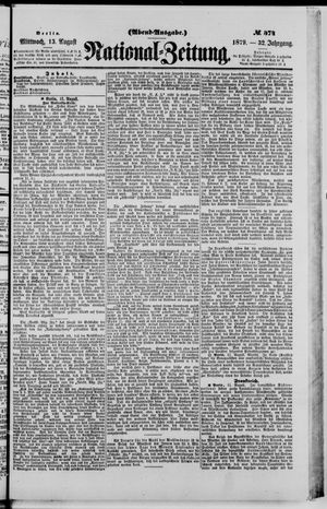 National-Zeitung vom 13.08.1879