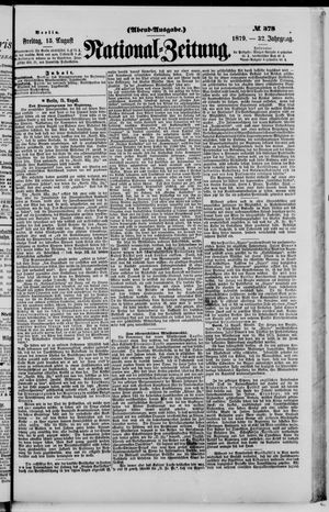 Nationalzeitung on Aug 15, 1879