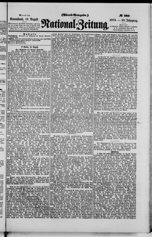 National-Zeitung vom 16.08.1879