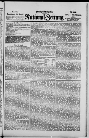 Nationalzeitung vom 23.08.1879