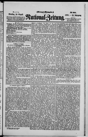 Nationalzeitung on Aug 26, 1879
