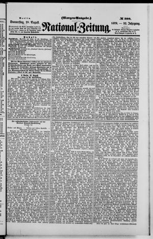 Nationalzeitung on Aug 28, 1879
