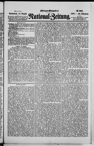 National-Zeitung vom 30.08.1879