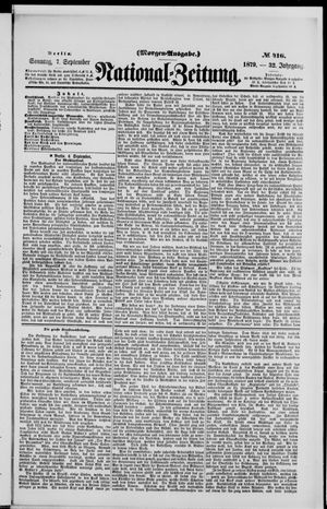 National-Zeitung vom 07.09.1879