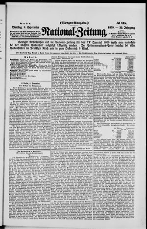 National-Zeitung vom 09.09.1879