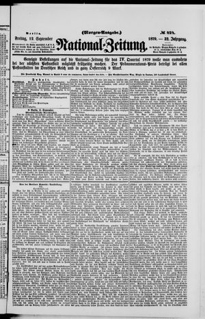 National-Zeitung vom 12.09.1879