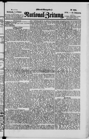 National-Zeitung vom 08.10.1879