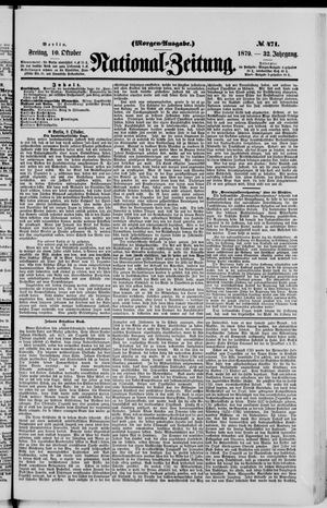 National-Zeitung vom 10.10.1879