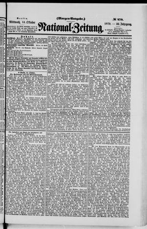 National-Zeitung vom 15.10.1879