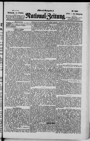 National-Zeitung vom 15.10.1879