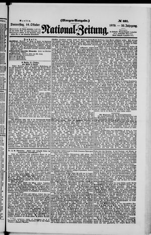 National-Zeitung vom 16.10.1879