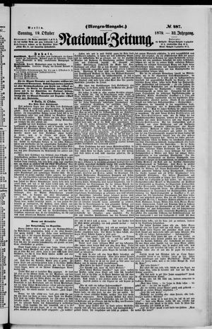 National-Zeitung vom 19.10.1879