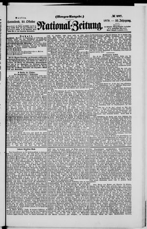 National-Zeitung vom 25.10.1879